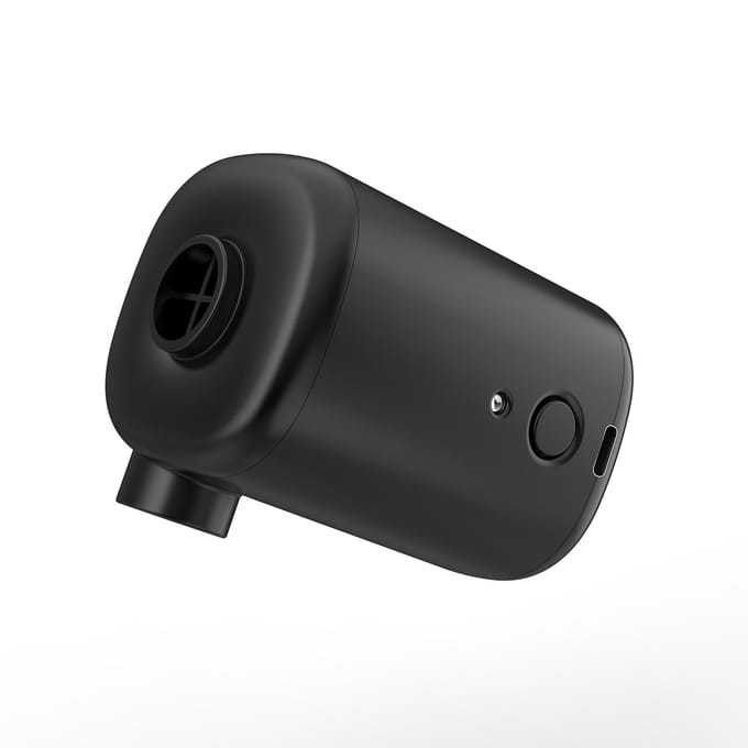 Elektrische Luchtpomp Draagbare Luchtpomp 3000mAh Batterij USB Oplaadbare Opblaaspomp voor Zwemmen gray