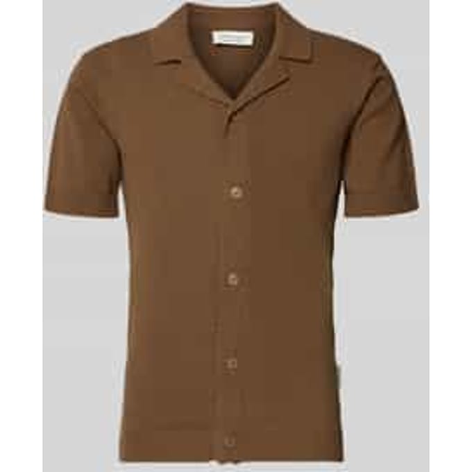 regular fit vrijetijdsoverhemd met reverskraag model 'LINDHOLM'