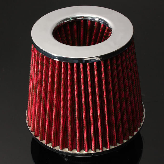 64-76mm/3'' Universele Auto Koude Luchtinlaatfilter Inductiepijp Power Flow Slangsysteem black
