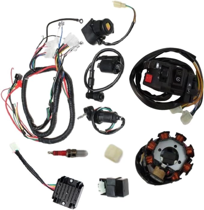 ATV QUAD 150/200/250CC Elektrische Bedrading Harness CDI Stator Kit en Schakelaar Assemblage voor Quad Accessoires en Onderdeel Vervangingen