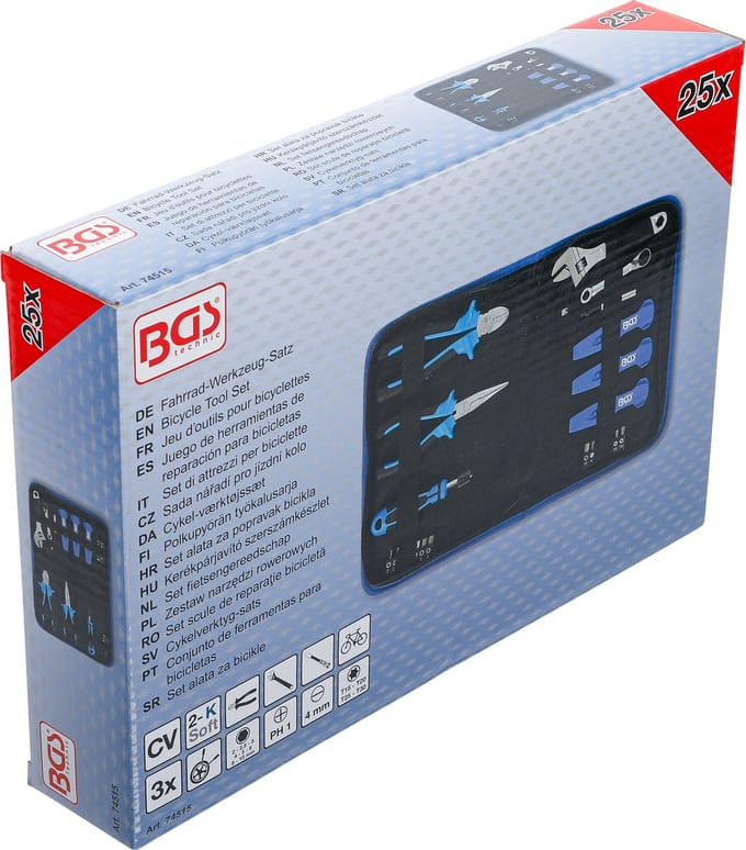 BGS Set fietsgereedschap - 26 delig