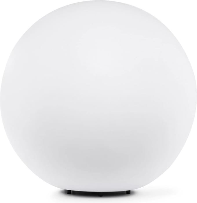 Buitenlamp Globe Ø 30 cm wit