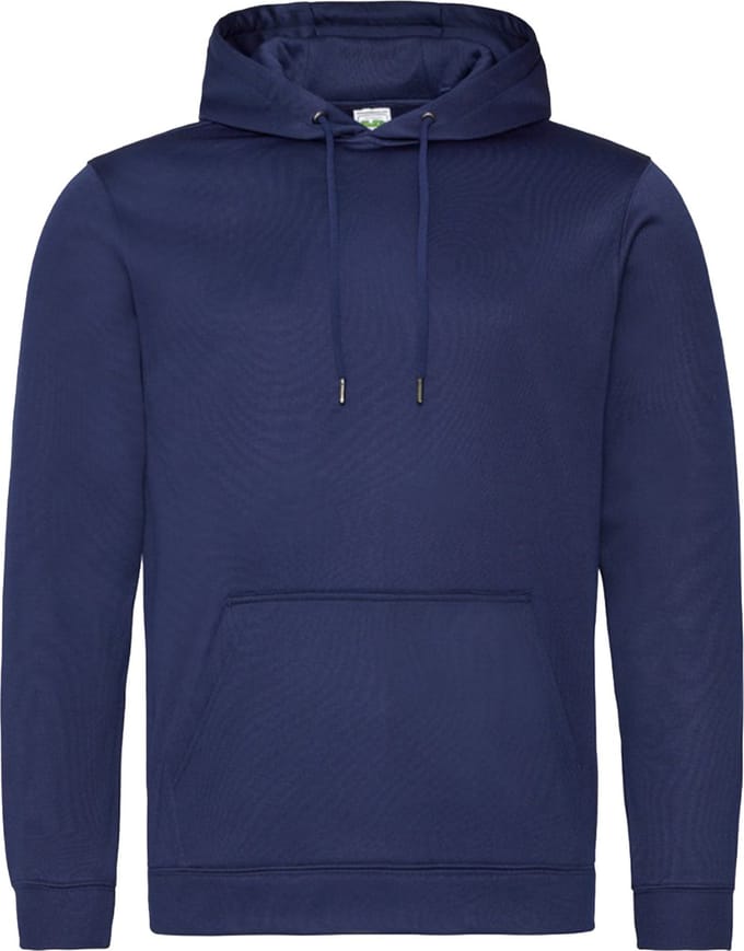 AWDis Volwassenen Unisex Polyester Sporthoodie (Marine Oxford)