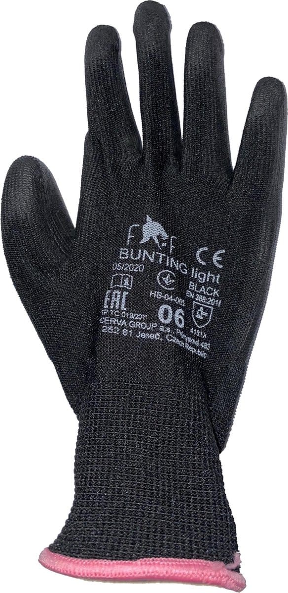 Montage handschoen dun Bunting Black Light maat 6/XS - 12 paar