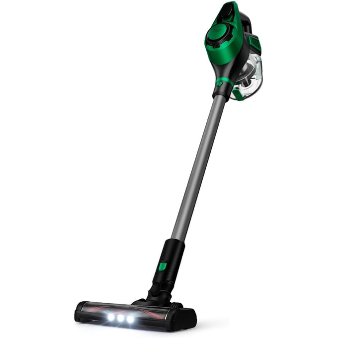Verticale stofzuiger, 700 W, LED elektrische borstel, HEPA-filter, Bedraad, bereik van 6 m, Licht, Effectief