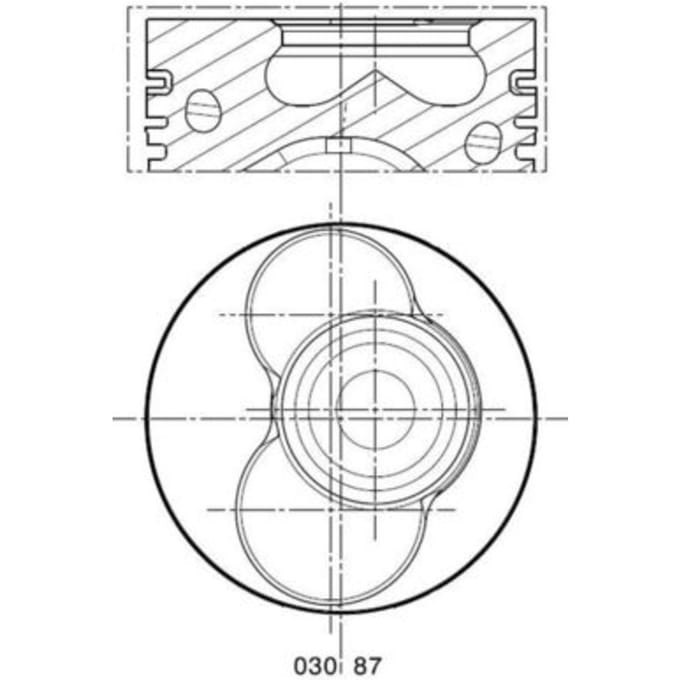 Zuiger MAHLE 030 87 02