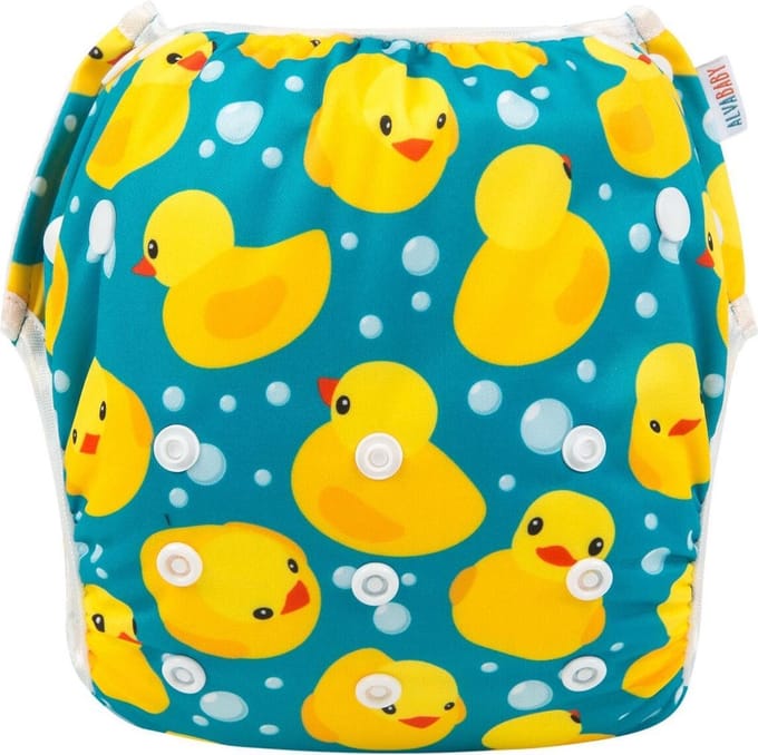Zwemluier groot - badeend | 8 t/m 25 kg | wasbare zwemluier | Kidzstore.eu