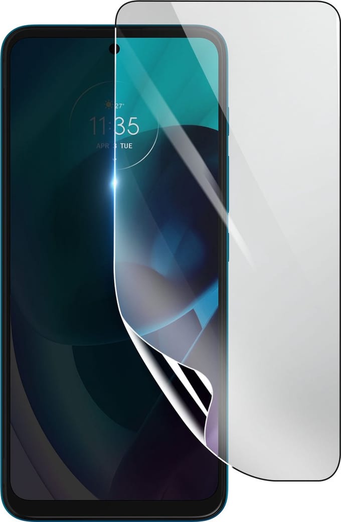 3mk, Geschikt voor Motorola Moto G71 5G, Schokbestendige Hydrogel Screenprotector, Transparant