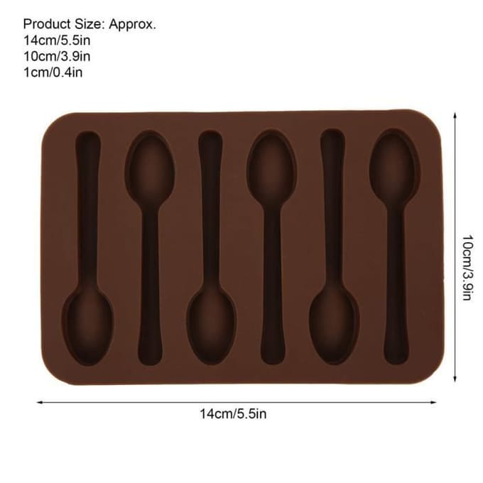 Moule à gâteau - ESTINK - Chocolat - Silicone de qualité alimentaire - Antiadhésif - 14x10 cm
