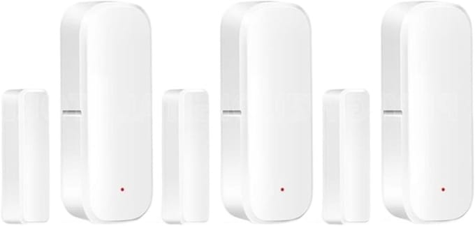 Deur Raam Sensor - Slimme Detector - Huis Beveiligen - Real-time Meldingen - 3 stuks - Wit