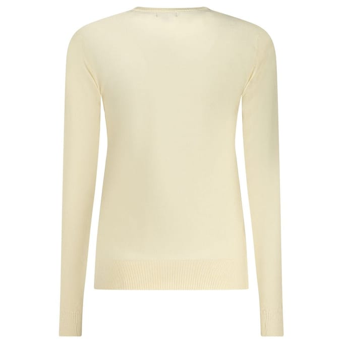 Noorwegen 1963 Bianco Viscose Dames Shirt