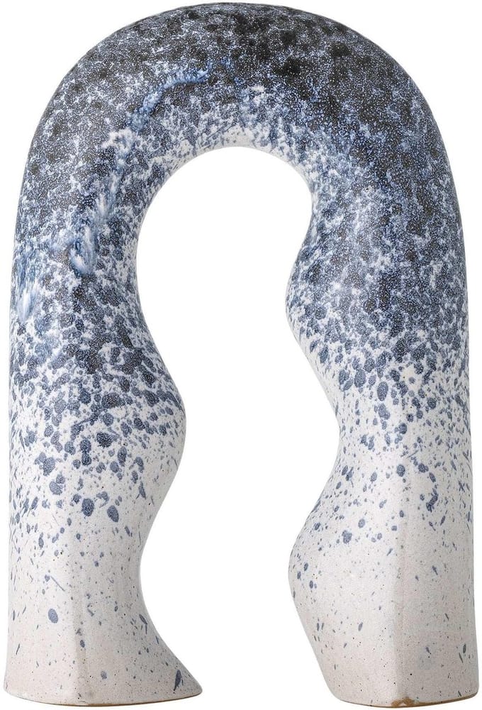 Bloomingville Decoratie aardewerk blauw Gate Deco