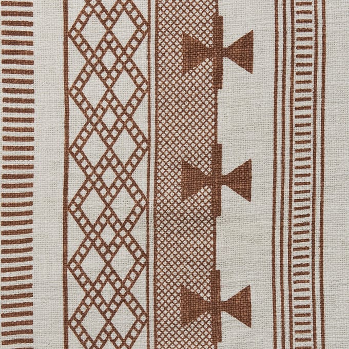 JORHAT - Plaid - Bruin - 130 x 180 cm - Katoen