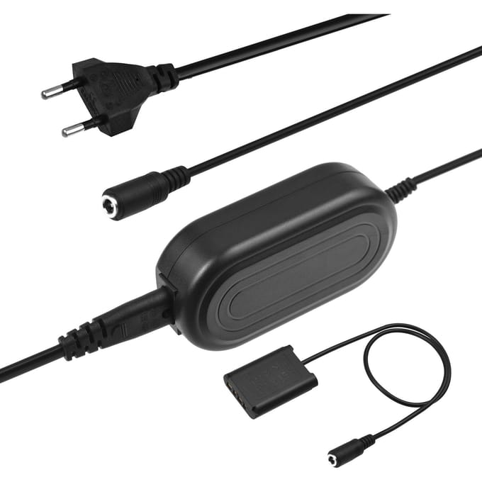 Andoer DK-X1 wisselstroomadapter NP-BX1 dummybatterij DC-koppelset accessoirevervanging voor Sony EU Plug