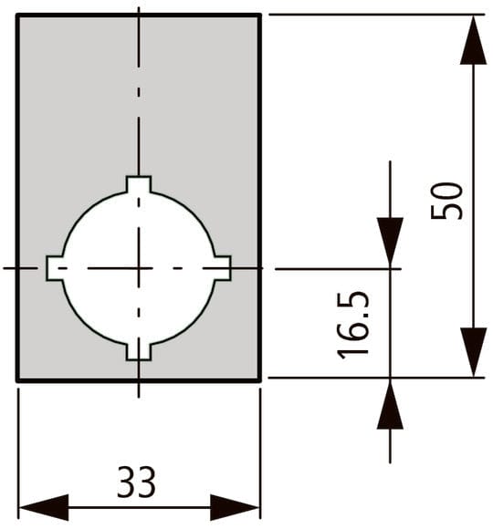 Noodstoplabel Geel 50x33mm - 216470 [2 Stuks]