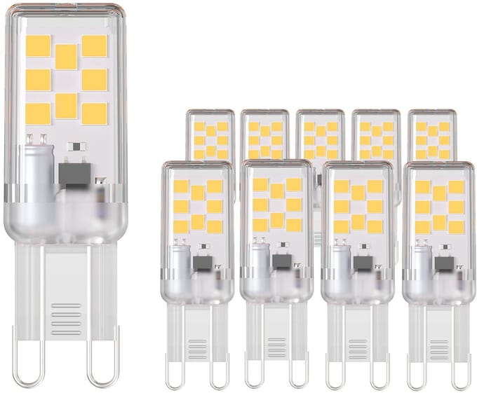 Ledvion - 10X G9 LED Lampe, 2,2W, 4000K, 250 Lumen