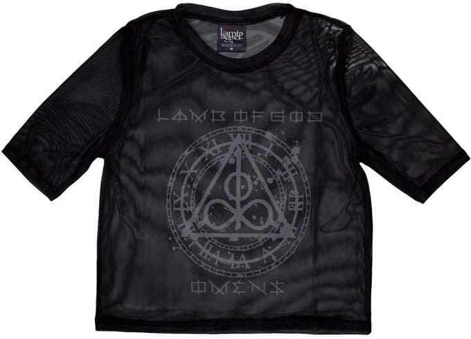 Lamb Of God - Omens Clock Crop top - M - Zwart