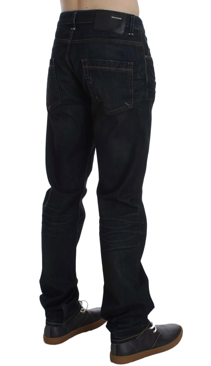 Rechtafsnijdende Donker Gewassen Jeans