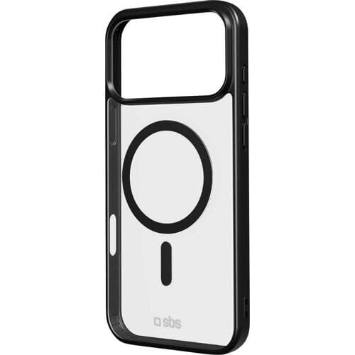 sbs mobile Cover Apple iPhone 17 Pro Max Transparant, Zwart MagSafe compatible