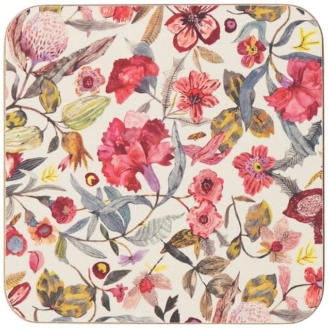 Set van 6 Mars & More Onderzetters – Zara Floral Design, 10x10cm