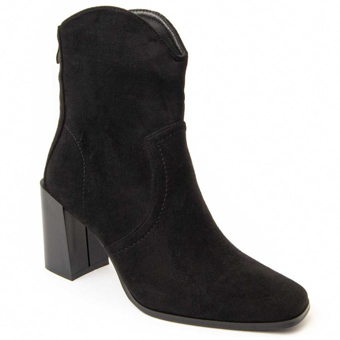Botín De Tacón Para Mujer.  Montevita  Botilan34  96954 41 noir