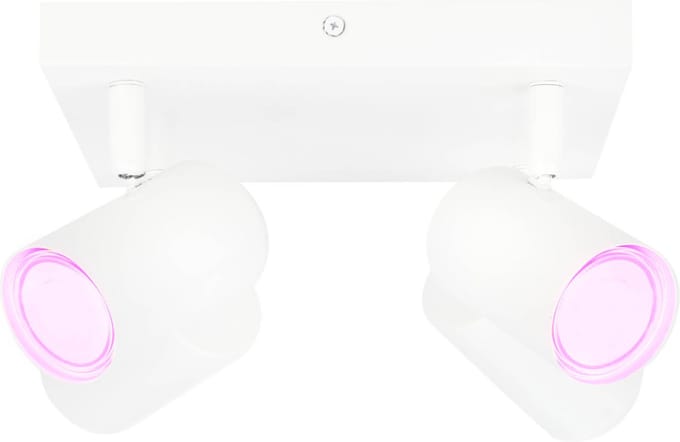 Ledvion - LED Plafondspot - Wit 4-lichts - Dimbaar - 5W - GU10 - IP20