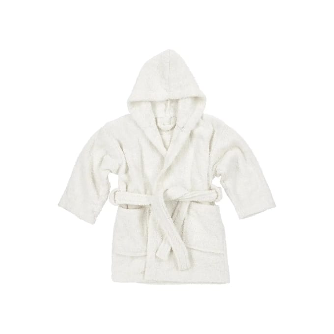 Meyco Baby Uni badjas - badstof - offwhite - 98/104