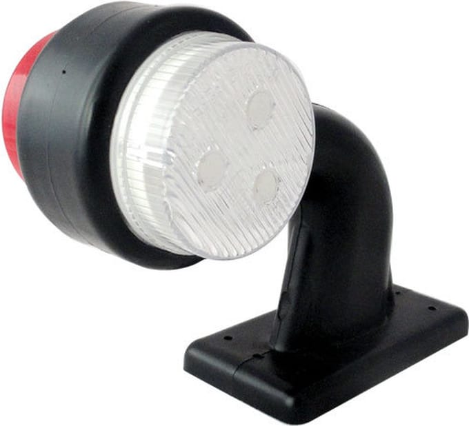 LED breedtelamp haaks model rechts   12/24V
