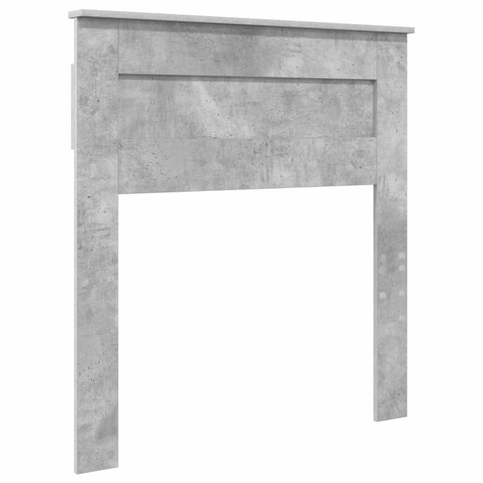 vidaXL Hoofdbord Beton Grijs Bewerkt hout