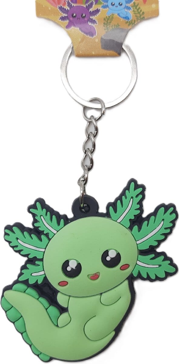 Sleutelhanger Axl the Axolotl | Groen | In geschenkzakje | Japan Kawaii Kuties