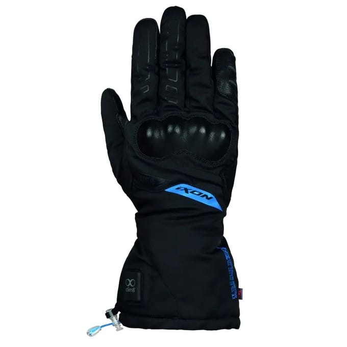 Ixon IT-Yuga Zwart Blauw Verwarmde Handschoenen - Handschoen