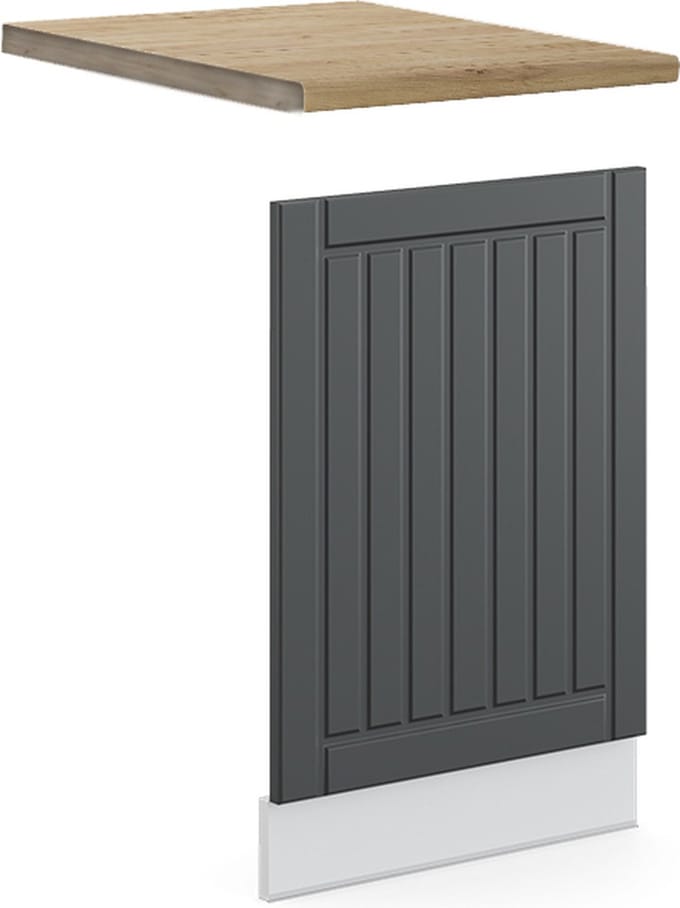Vicco Fame-Line Frontpaneel – 45 cm, WB Eik Antraciet landhuis