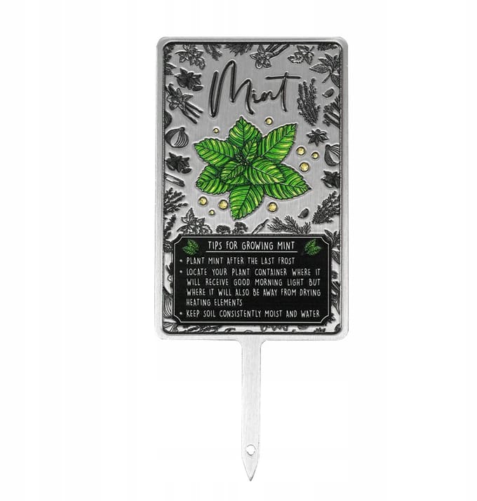 KADAX Kruidenlabel metaal munt (mint)