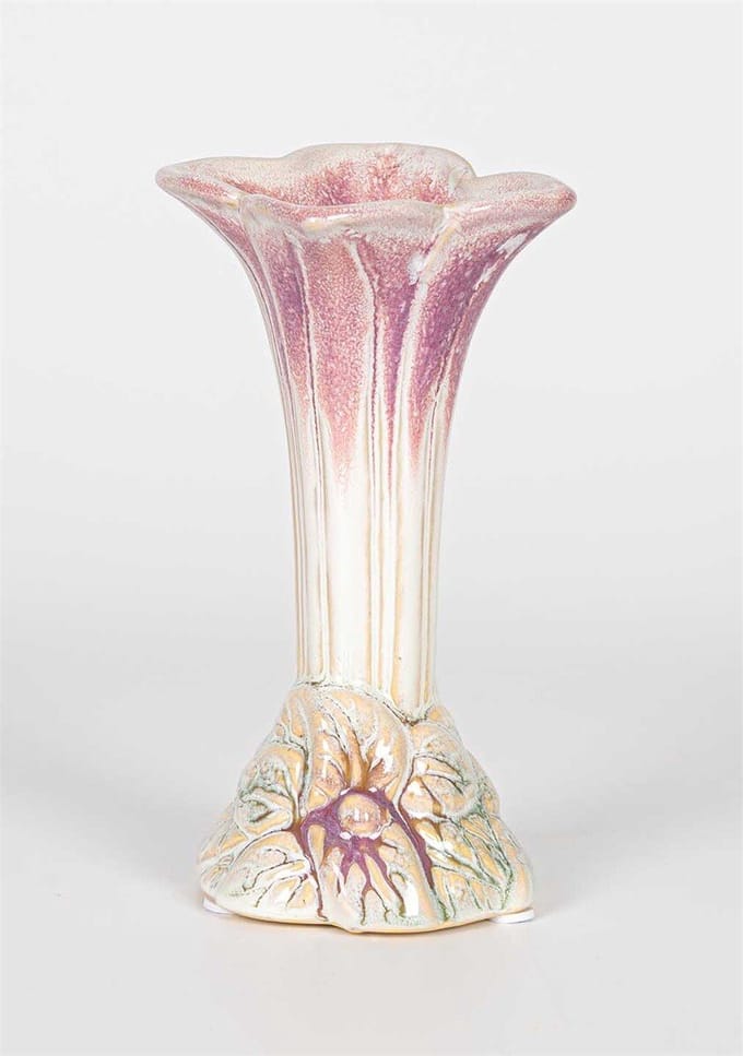 HomeBound by KY | Aardewerk tulpenvaas roze | tulpenvaas | 10x10x17cm