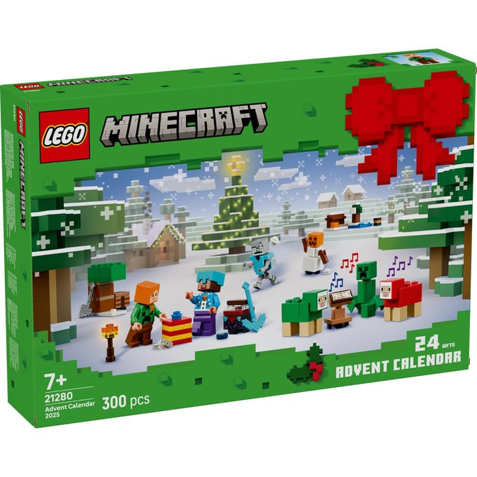LEGO® Minecraft® Adventskalender 2025, Gamingcadeau - 21280
