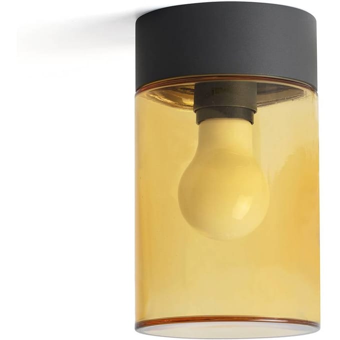 FARO BARCELONA Buiten plafondlamp Kila, barnsteen
