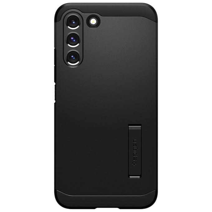 Spigen Tough Armor Backcover voor de Samsung Galaxy S22 Plus - Zwart