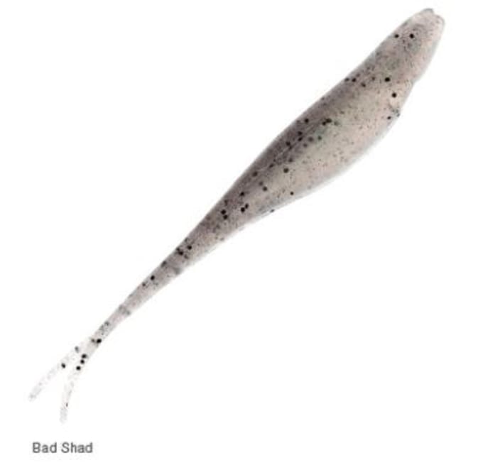 Zman Soft Lure Jerk ShadZ 5 Inch 5/Pack Bad Shad (0075) white