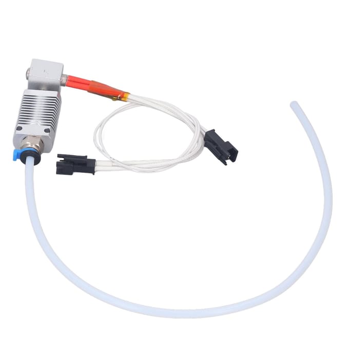Print Hotend Kit 24V 40W Verwarmingsstaaf NTC 100K Thermistor Kabel 3D Printerkop Vervanging voor Mega white