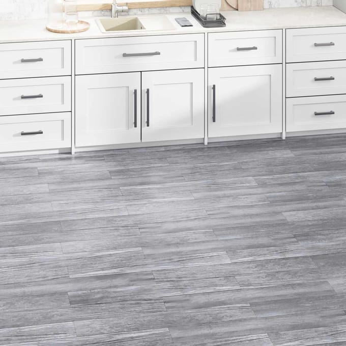 vidaXL - Vloerplanken - Mat - hout - grijs - 5,02 - m² - 36 - st - PVC