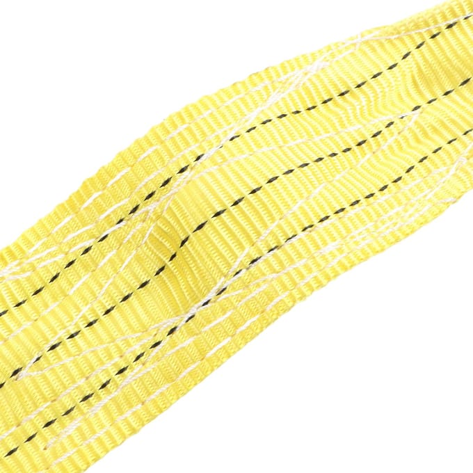 3T Platte Hijstouw met Dubbele Gespen Polyester Webbing Hijsband voor Industriële Kraan 2 Meter