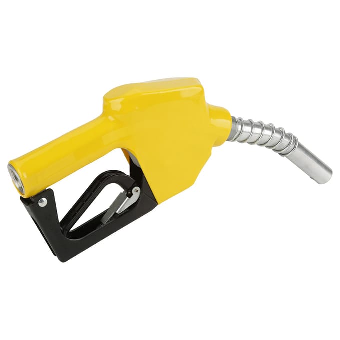 1pc Aluminum Automatic Cut off Fuelling Nozzle Fuel Diesel Oil Dispensing Tool yellow