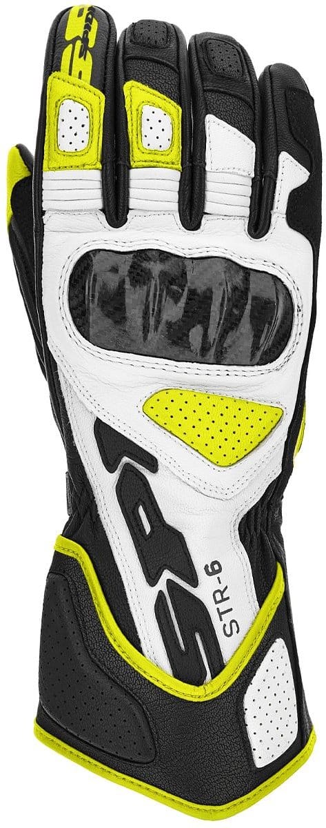 Spidi Str-6 Black Fluorescente Yellow - Maat 3XL - Handschoen