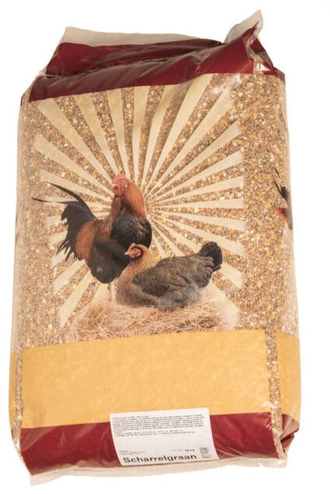 Voerwaarts Hele Tarwe - 20kg - geschoond - Kippenvoer