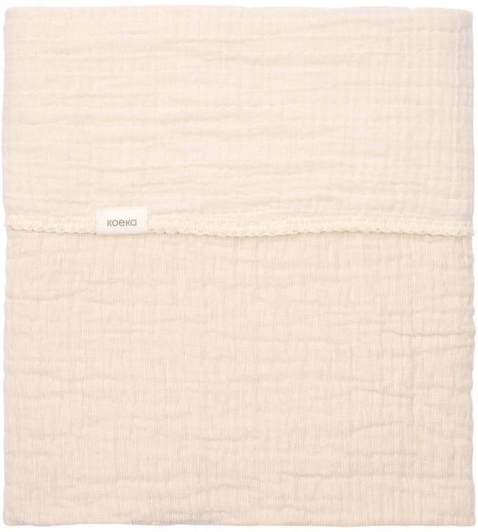 Koeka wiegdeken Rivoli warm white 75x100