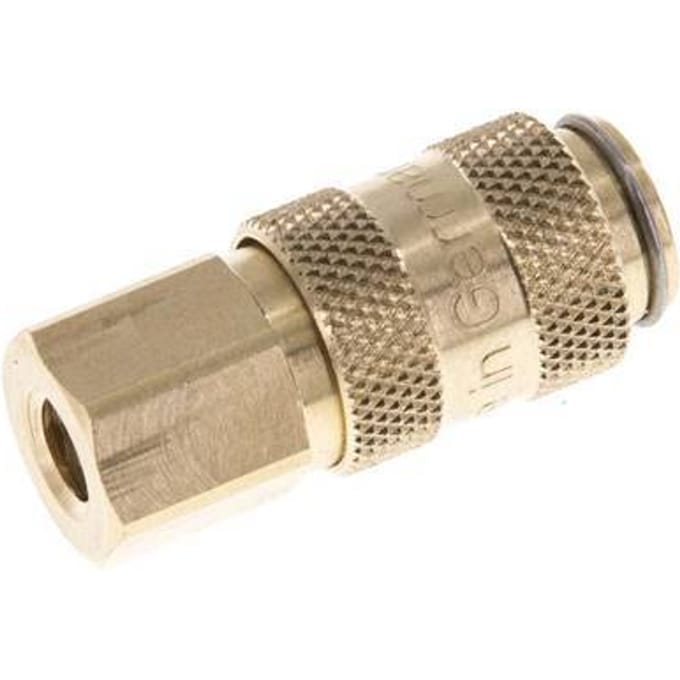Messing DN 2.7 (Micro) Luchtkoppeling Snelkoppeling M5 Binnendraad