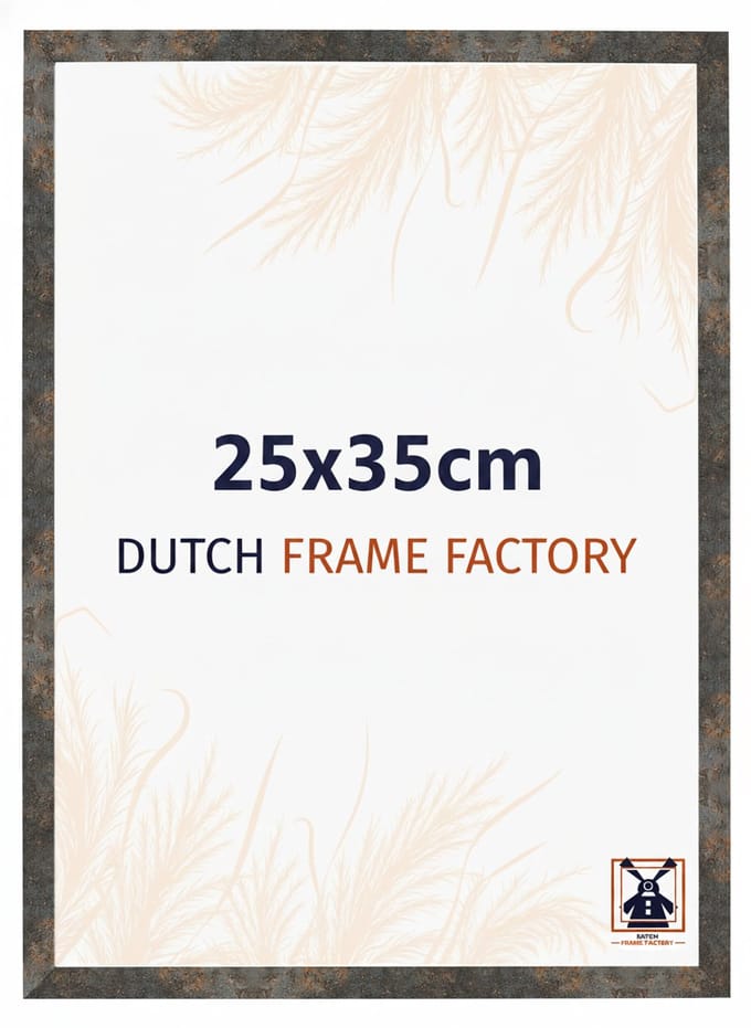Fotolijst 25x35 cm - MDF - Geoxideerd Metaal - Benno