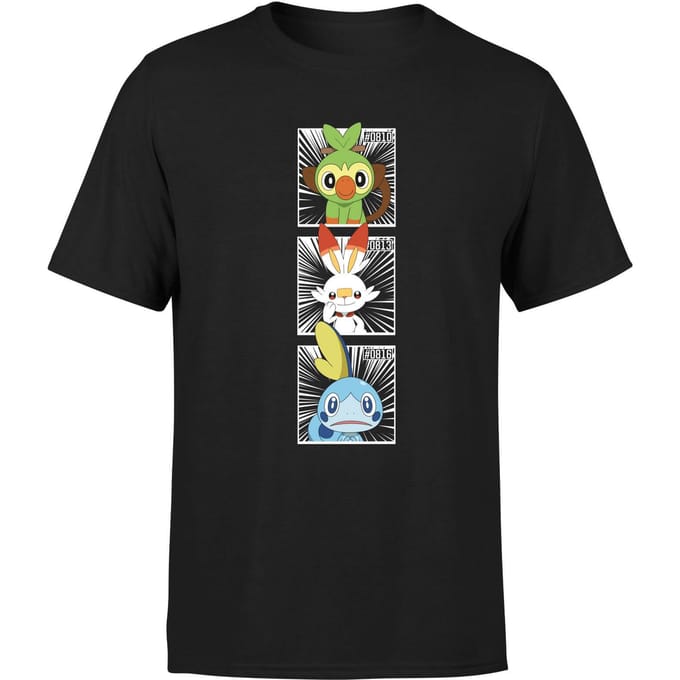 Pokemon Generation 8 Intro Men's T-Shirt - Black - 3XL