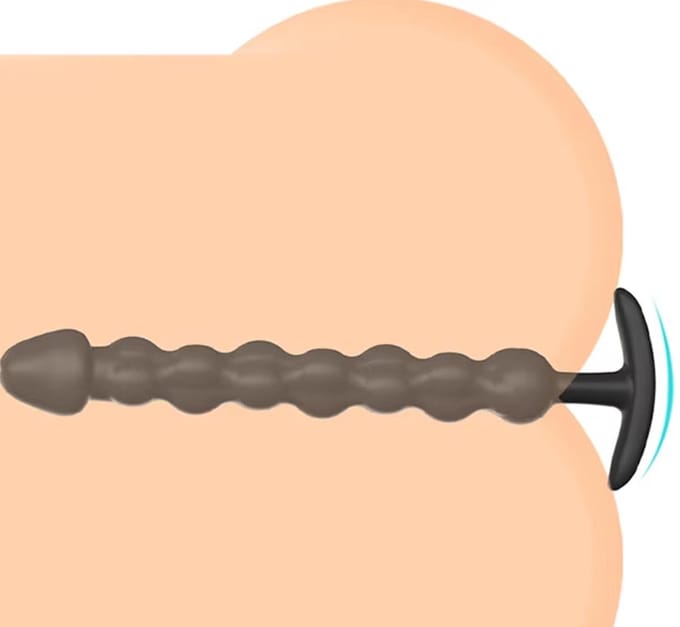 Grote anale kralen dildo buttplug - Prostaat - Siliconen - Mega - Handvat