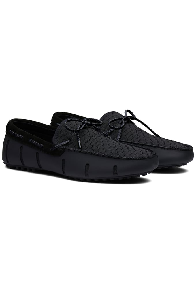 SWIMS The Woven Driver Black Größe: 40 | Loafer Outlet | Herren | Schwarz